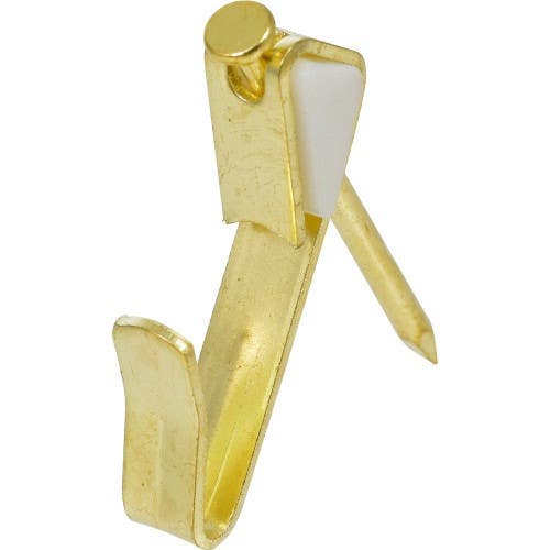 Hillman 533367 Readynail Conventional Picture Hangers Brass 30LB, 4 Pack