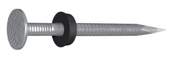 Hillman 461 Hot Dipped Galvanized Roofing Nail And Neoprene Washer, (5LB)