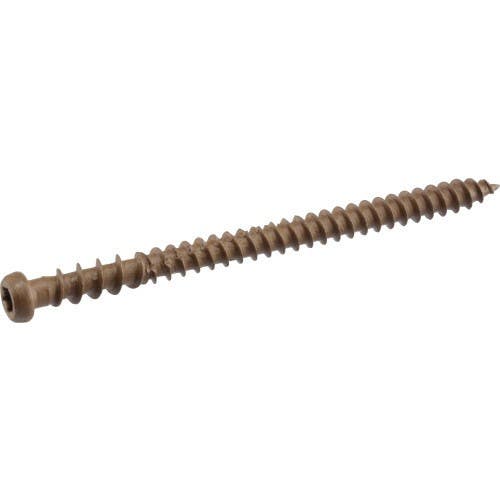 Hillman 48449 Brown Star Drive Composite Deck Screws, (10 X 3") 5LB