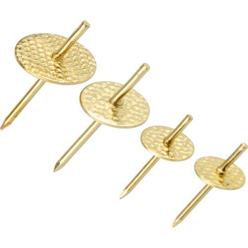 Hillman 121083 One Step Picture Hanger Kit Brass, (10-60LB) 18 Pack