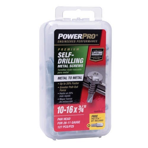 Hillman 116118 Premium Star Drive Pan Sheet Metal Screw, (10-32 X 3/4") 127 Pack