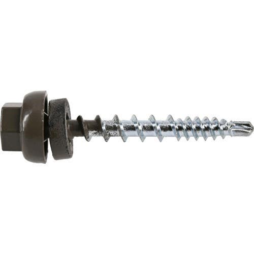 Hillman 117 ZXL Self Drilling Metal to Wood Roofing Screw, (10 X 1-1/2") 250 Pack