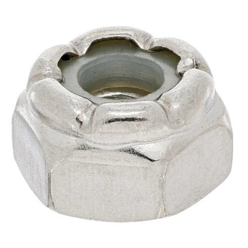 Hillman 829716 18-8 Stainless Steel Nylon Insert USS Coarse Stop Nut, (10-24) 100 Pack