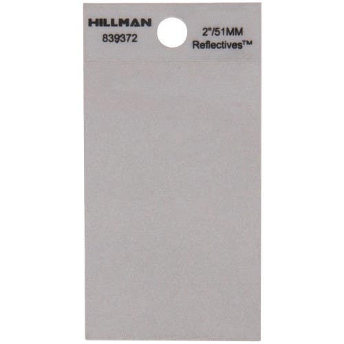Hillman 839372 Adhesive Space Black and Silver Reflective (2")