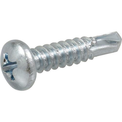 Hillman 4151 Project Center Zinc Pan Head Phillips Self Drilling Screws (10-16) 50 Pack