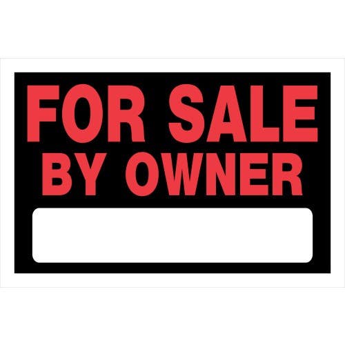 Hillman 839930 For Sale by Owner Sign (8" X 12")