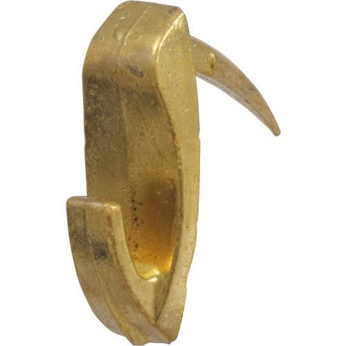 Hillman 122393 Cobra Medium WallBiter Picture Hangers Brass (45LB) 4 Pack