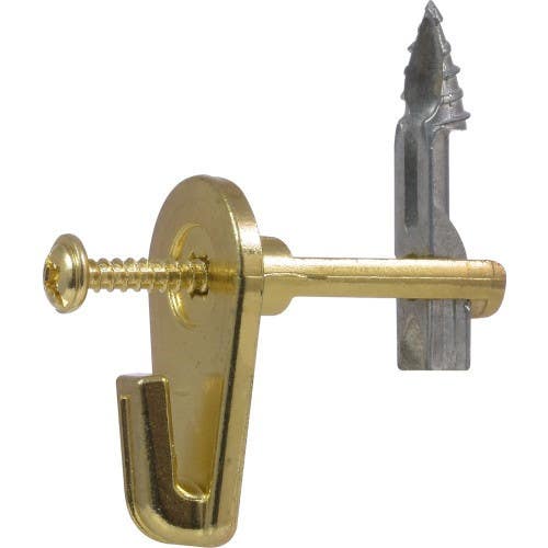 Hillman 122410 Cobra MegaHook Utility Hanger Brass (150LB)