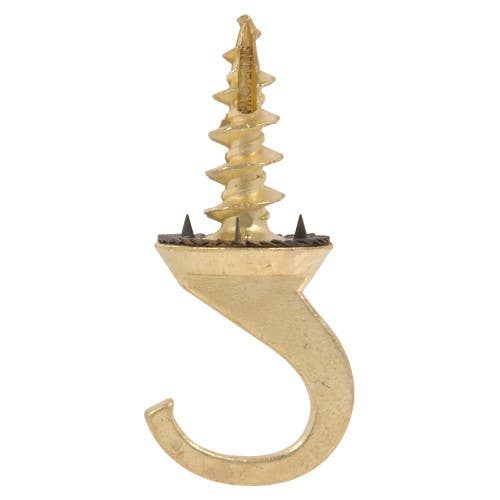 Hillman 122413 Driller Ceiling Hook Brass (15LB)