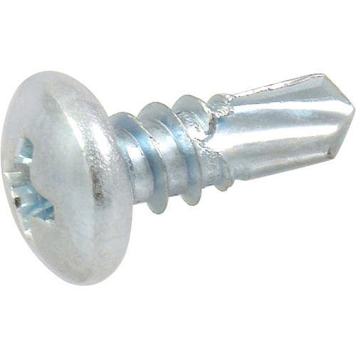Hillman 4150 Project Center Zinc Pan Head Phillips Self Drilling Screws (1/2") 100 Pack