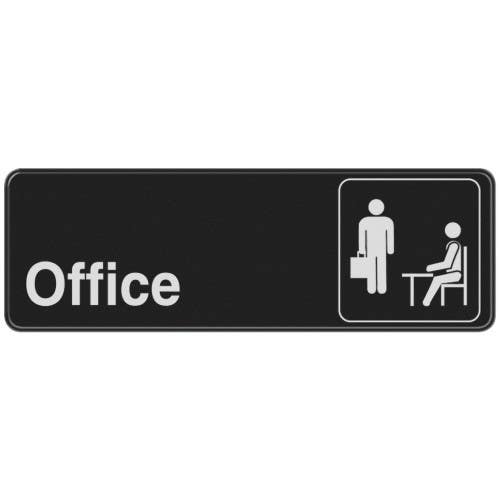 Hillman 841754 Adhesive Office Sign (3" X 9")