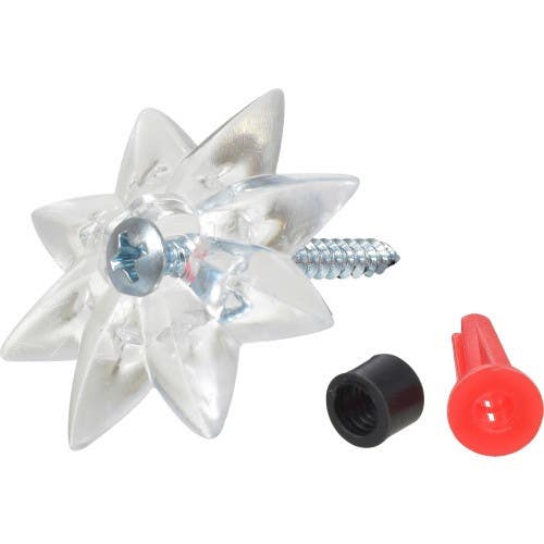 Hillman 122200 Rosette Mirror Clip (20LB) 4 Sets