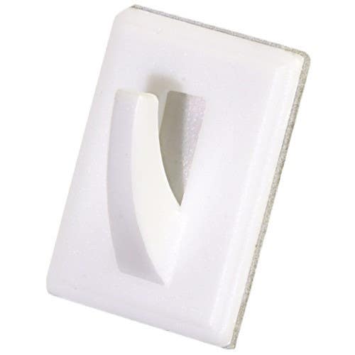 Hillman 122298 Small Adhesive Plastic Utility Hooks (2LB) 6 Pack