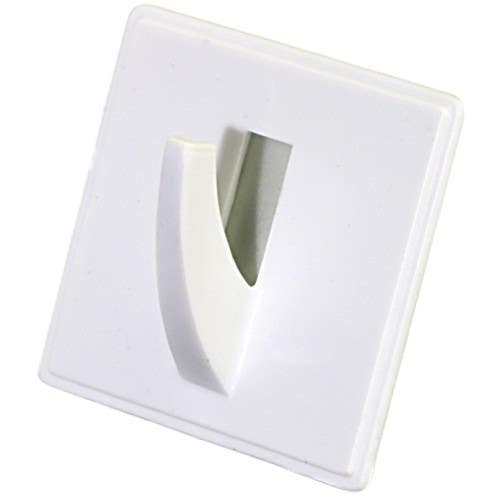 Hillman 122301 Large Adhesive Plastic Utility Hooks (4LB) 2 Pack