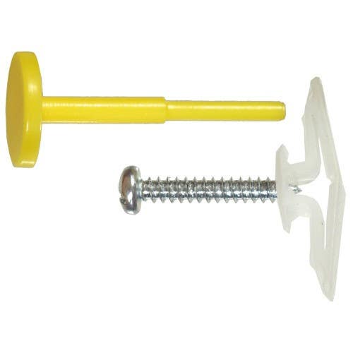 Hillman 510 Plastic Toggle Anchors w/Screws & Pin (2 Pack)