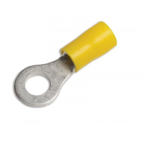 Uriah Products UA612400 Yellow Ring Terminals- 12pk