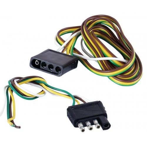 Uriah Products UE110000 4-pole Flat Trailer & Vehicle Wire Connector Kit