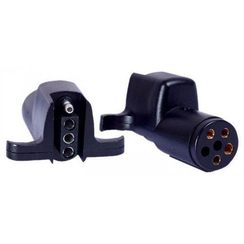 Uriah Products UE624000 6-way Round to 4-way Flat Molded Adapter