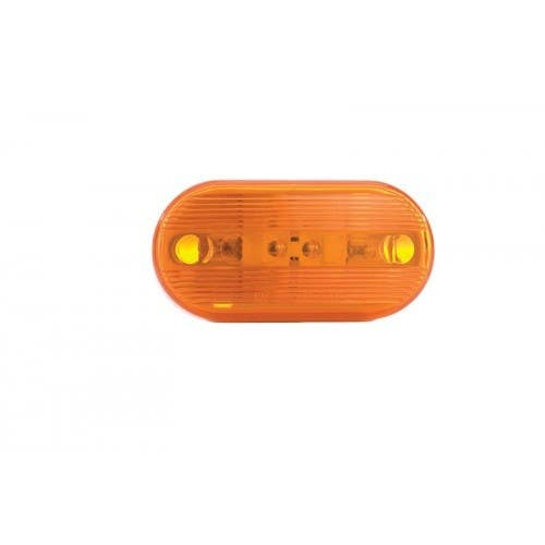 Uriah Products UL135000 4-1/8" x 2" Amber Dual Bulb Trail Light