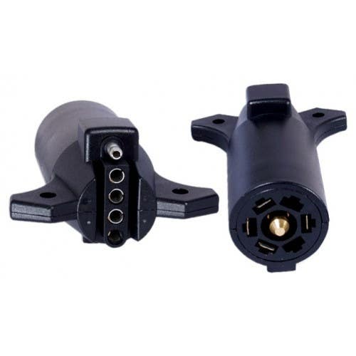 Uriah Products UE725000 7-way Round to 5-way Flat Molded Adapter