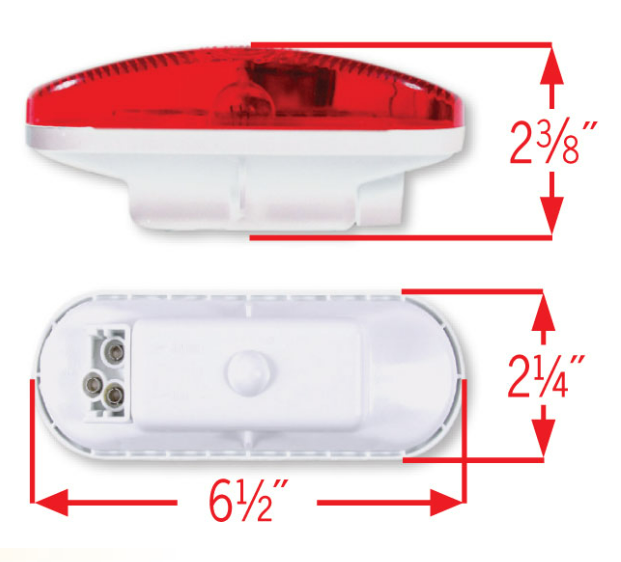 Uriah Products UL420101 6-1/2" Stop/Turn Light