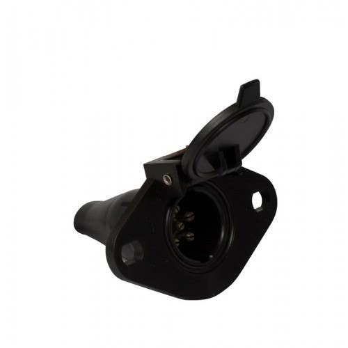 Uriah Products UE048425 6-pole Round Vehicle End Plastic Connector