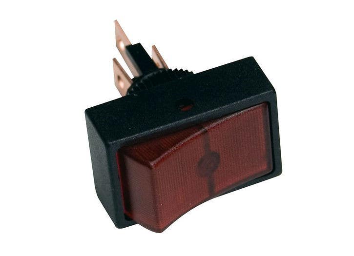 Uriah Products UA403600 1/2" Red Rocker Switch