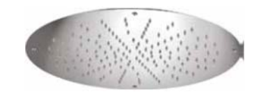 Rain Therapy PS ZI-39206 18'' Diam. Rain Head, Ceiling Flush Mounted