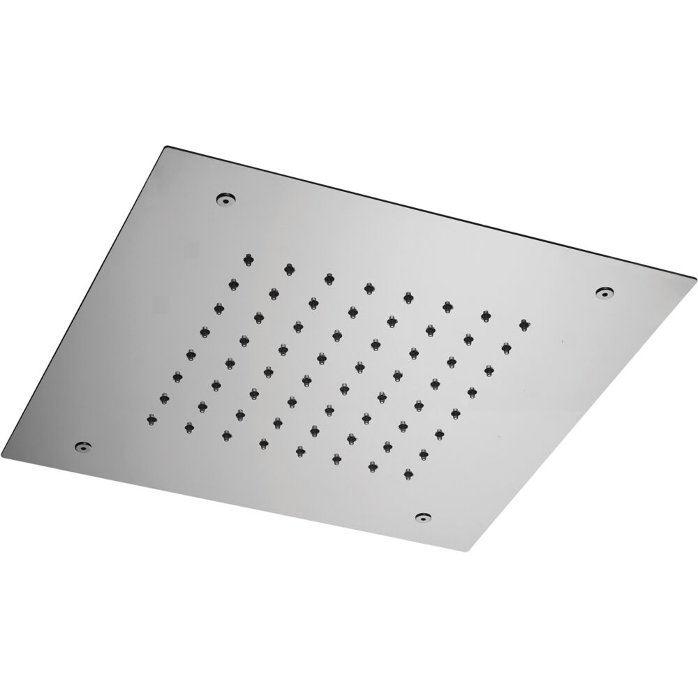 Rain Therapy PS ZI-64020 12" Square Rain Head, Ceiling Flush Mounted