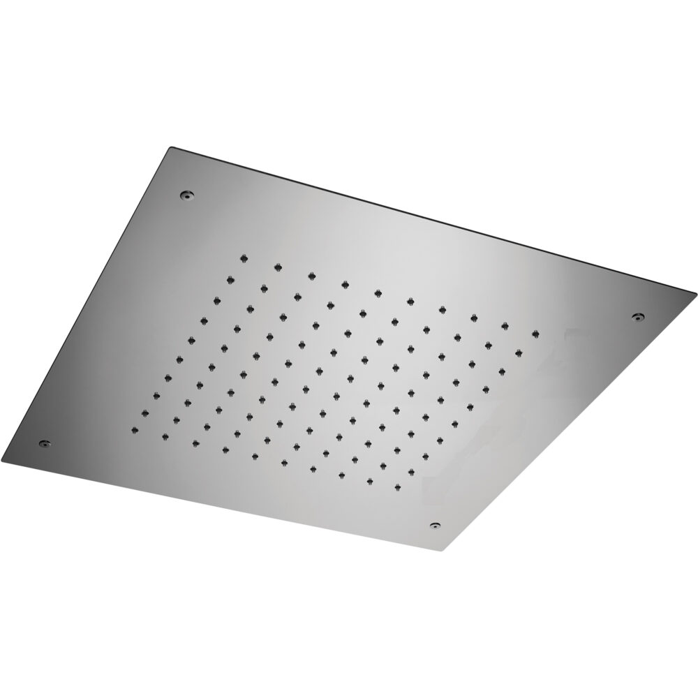 Rain Therapy PS ZI-64120 17" Square Rain Head, Ceiling Flush Mounted