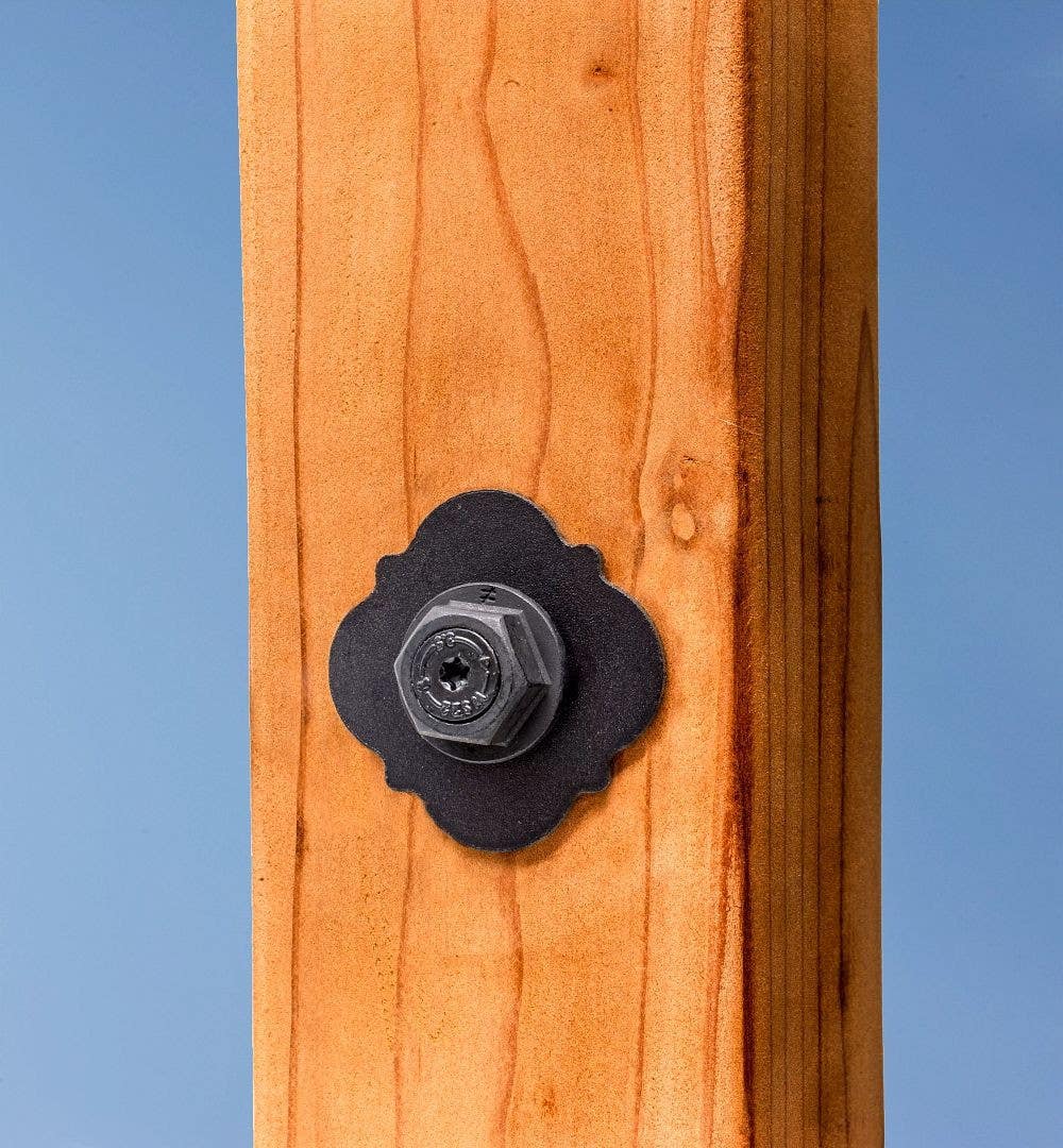 Simpson Strong-Tie APDMW56 Decorative Washer, 12-ga., ZMAX, Black Powder Coating, 9/16" ID x 3" W