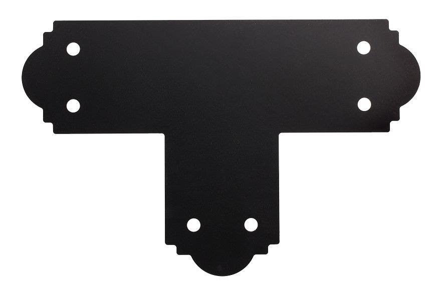 Simpson Strong-Tie APT T Strap, 12-ga., ZMAX, Black Powder Coating