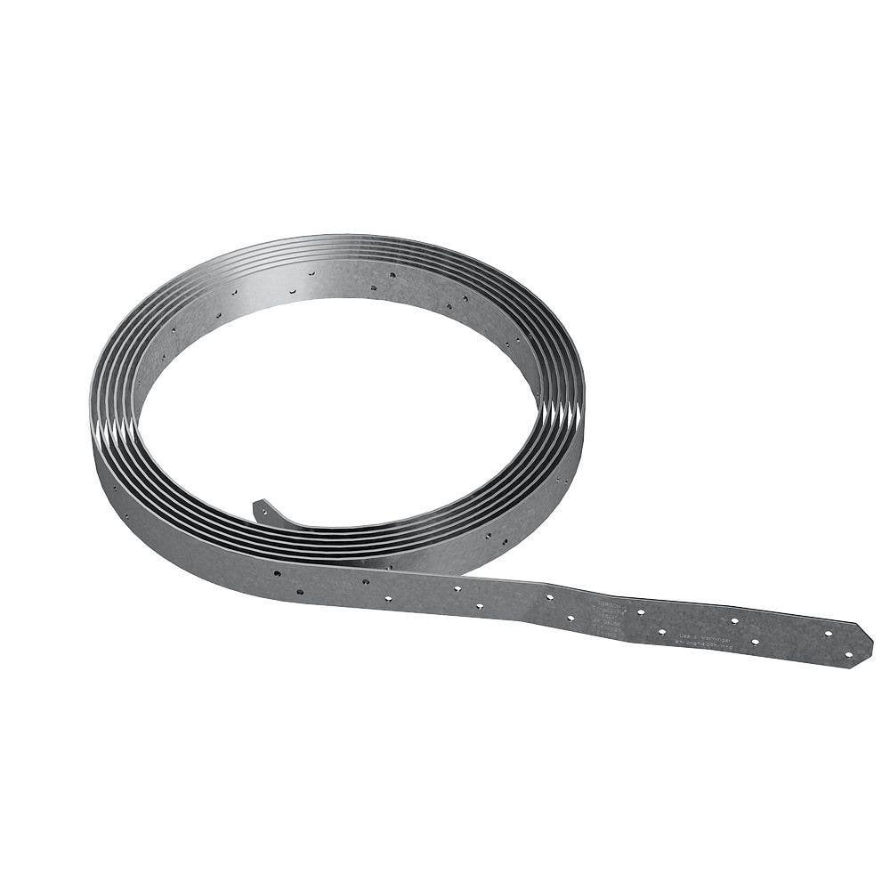 Simpson Strong-Tie CS Coiled Strap, Zinc Galvanized, 1-1/4" W x 25' L