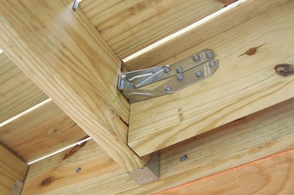 Simpson Strong-Tie DTT2Z Deck Tension Tie, 14-ga., ZMAX