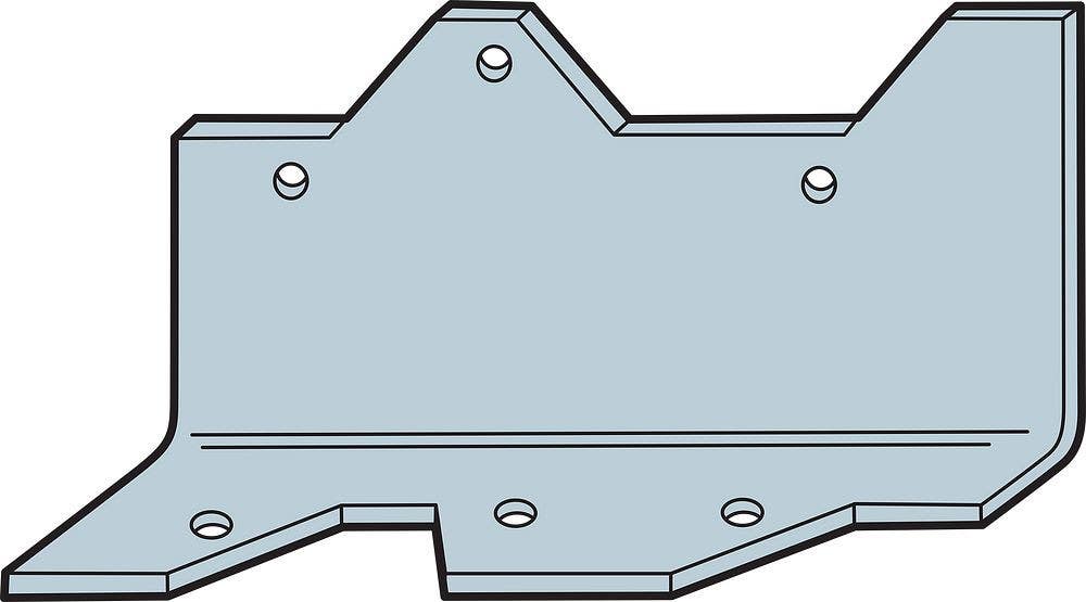 Simpson Strong-Tie L L-Shaped Angle, 16-ga.