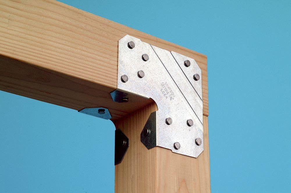 Simpson Strong-Tie LCE4Z Light Post Cap for End Condition, 20-ga., ZMAX, 5-3/8" L