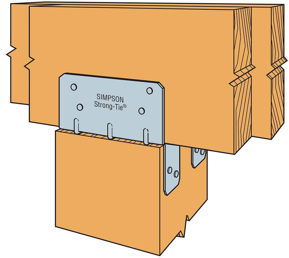 Simpson Strong-Tie LPC Light Post Cap, ZMAX