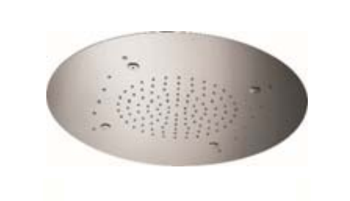 Rain Therapy PS ZI-63436 22'' Diam. Shower Head With Chromotherapy LED Light & Mist Jet