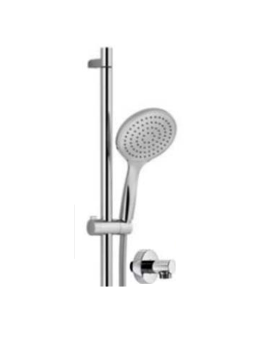 Rain Therapy PS AP-KI 075-001-01 36" Sliding Bar, 5" Diameter Hand Shower w/ 1 Spray Option, Polished Chrome