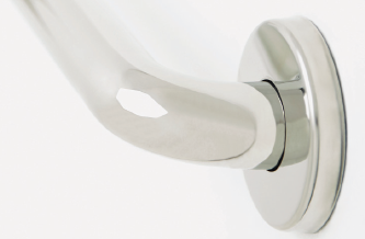 Seachrome Signature Series Domestic Straight Grab Bar-Decorative Finish Stainless, Tube diameter 1-1/4"