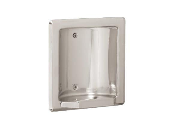 Seachrome 660L-PS Recessed Soap and Tumbler Holder with Metal Lip