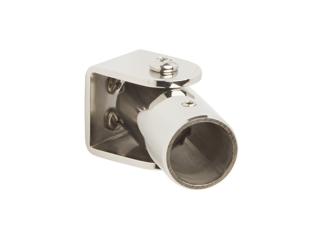 Seachrome SRF-555 Pivoting Flange Set for Curved Shower Rods - Stainless Steel