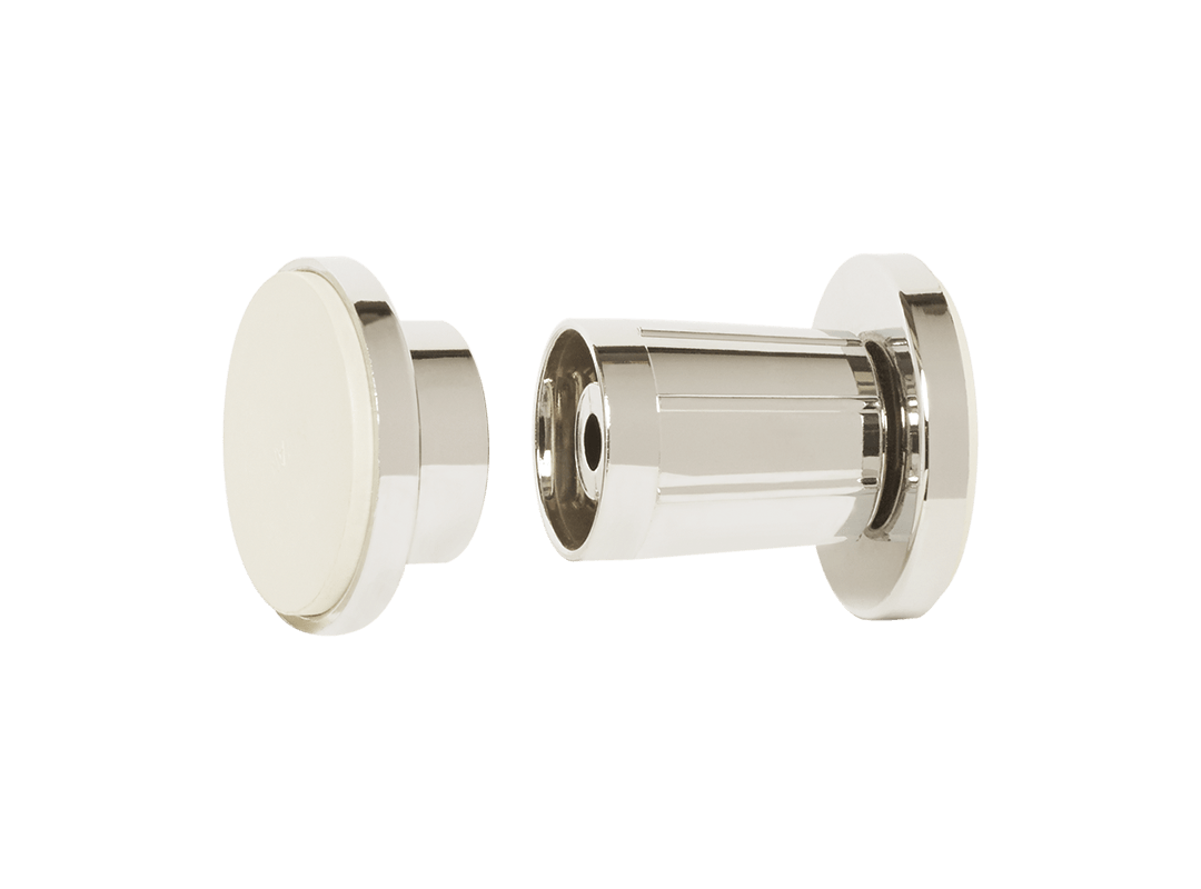 Seachrome SCM Adjustable Jiffy-On Shower Rod Flange Set for 1" Shower Rod-Zinc Alloy