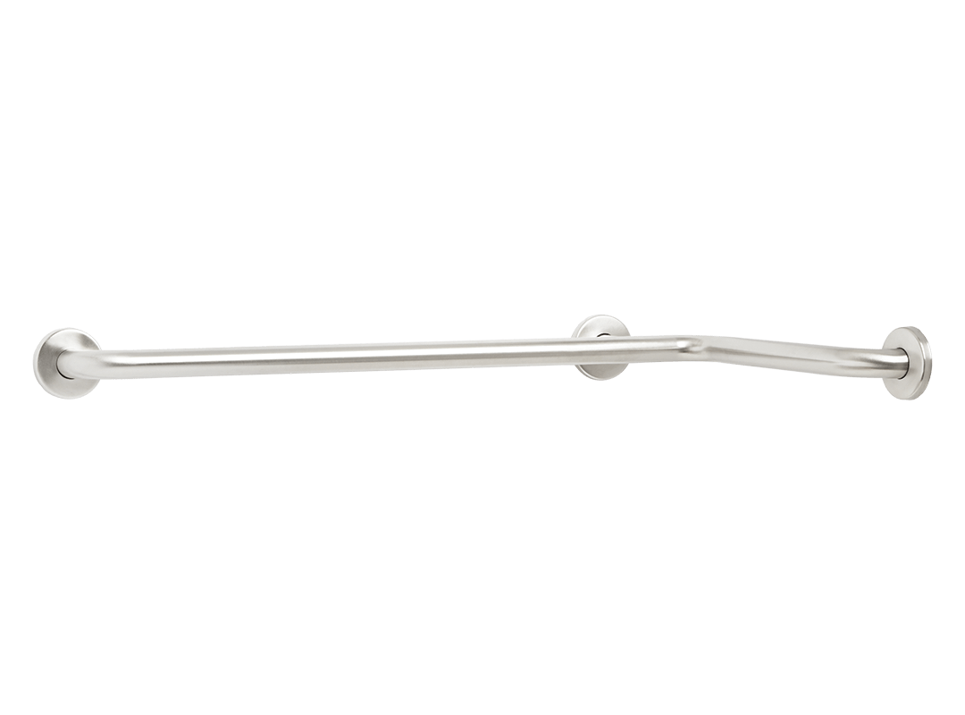 Seachrome Signature Series Tub & Shower Grab Bar-Decorative Finishes Stainless , Tube diameter 1-1/2"