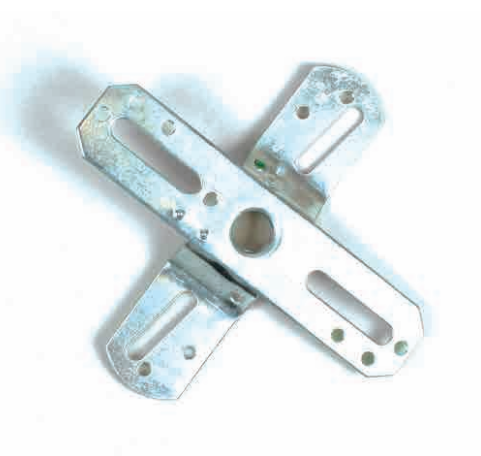 Jandorf 60205 4", Slips 1/8 IP, Zinc, Offset Swivel Crossbar