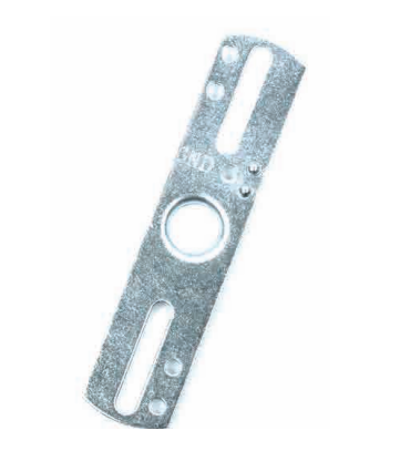 Jandorf 60208 4", 1/4" IP, Zinc Flat Crossbar