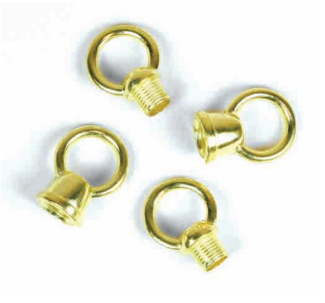 Jandorf 60243 1"D, 1/8IP Brass Male & Female Loop, 4pk.