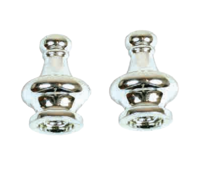 Jandorf 6010 1-1/4" Pyramid Finial, 2pk.