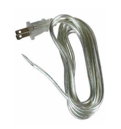 Jandorf 60133 8ft. Silver Lamp Cord