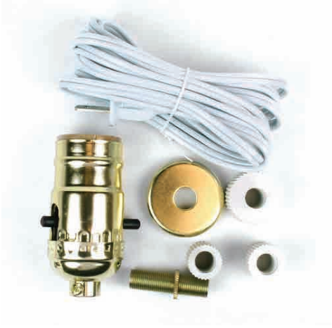 Jandorf 60131 Brass Make-A-Lamp Kit